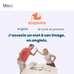 J'associe le mot à son image, en anglais