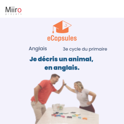 Je décris un animal, en anglais